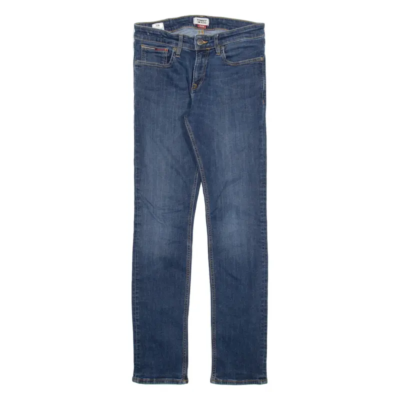 TOMMY JEANS Mens Jeans Blue Slim Straight W30 L32