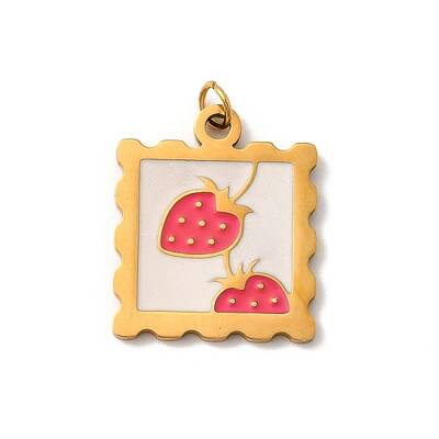 304 Stainless Steel Enamel Pendants