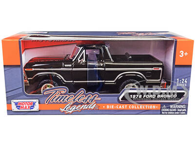 1978 Ford Bronco Custom (Open Top) Black \