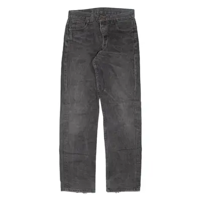 LEVI'S 501 MADE IN USA Jeans Mens Grey Regular Straight Stone Wash W30 L30