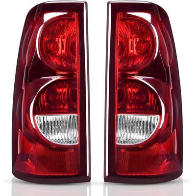YITAMOTOR® 2003-2006 Chevy Silverado, 2007 Chevy Silverado Classic Tail lights Assembly (Only Fits Fleetside Models)