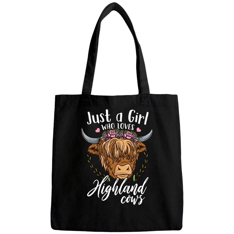 Scottish Highland Cow Just A Girl Who Loves Highland Cows Bags