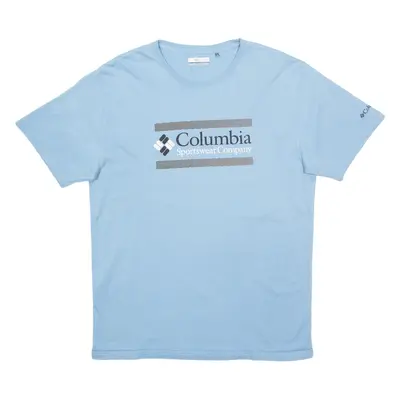 COLUMBIA Mens T-Shirt Blue M