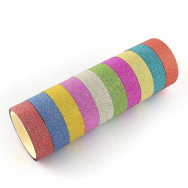 Glitter Powder DIY Scrapbook Decorative Paper Tapes