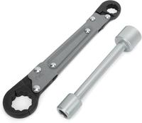 RDS SCM Plumbing Tools Dual Kwik Tite Wrench Kit Angle Stop Wrench Plumbing Toolset for Easy Nut Installation - Portable & He...