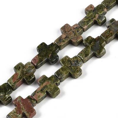 Natural Unakite Beads Strands