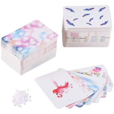160pcs 8 Colors Necklace & Earring Display Cards