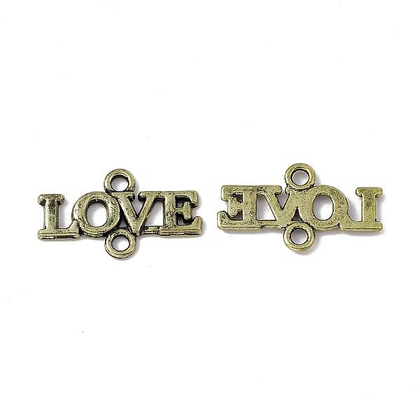 Tibetan Style Alloy Connector Charms