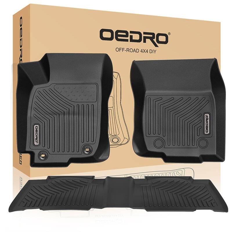 OEDRO Floor Mats for 2013-2018 Toyota RAV4 Standard Models, All-Weather Guard Full Set Liners