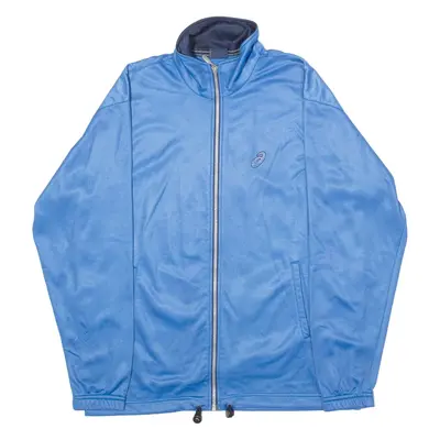 ASICS Mens Track Jacket Blue 90s M