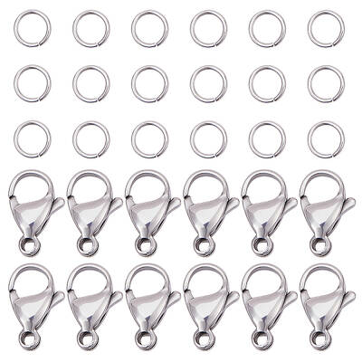 304 Stainless Steel Lobster Claw Clasps