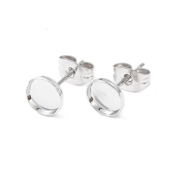 Non-Tarnish 304 Stainless Steel Stud Earring Finding