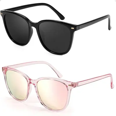 【Late Summer Discounts】Unisex Simple Style Polarized Lens Trendy Beach Eyewear, Trendy Casual Glasses for Everyday Use, ...