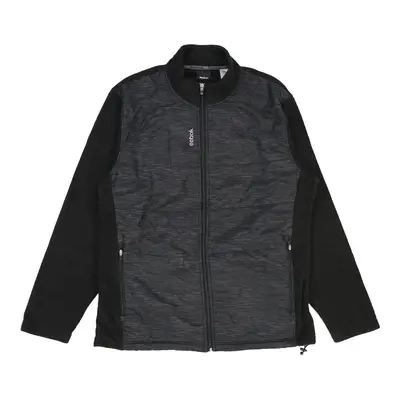 Reebok Fleece Jacket - Medium Black Polyester
