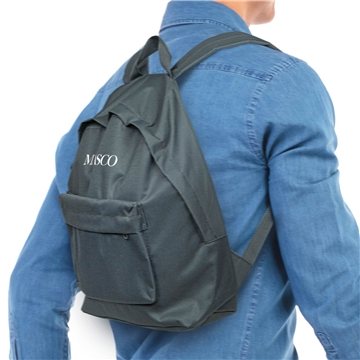 100 Custom Standard 210D Backpack w/ Cushion Interior and Strap - ...