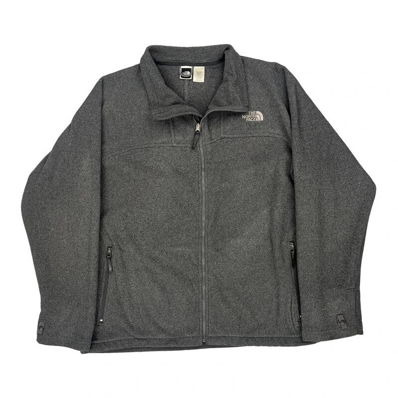 The North Face Fleece Jacket - 2XL Grey Polyester