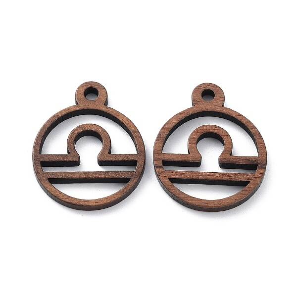 Walnut Wood Laser Cut Pendants