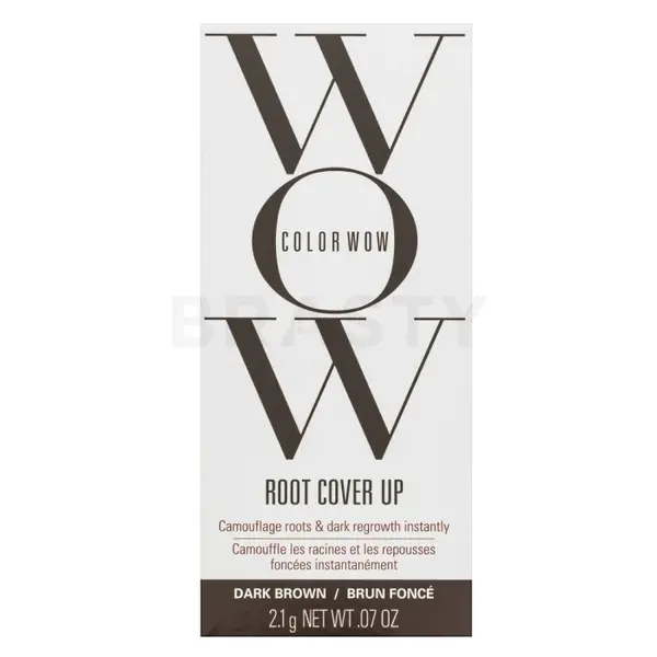Color WOW Root Cover Up concealer for regrowth and gray hair color Dark Brown 2.1 g