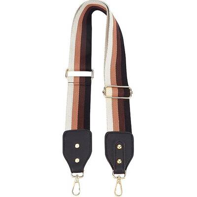Cotton Fabric & PU Leather Bag Straps