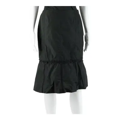 KAREN MILLEN Mermaid Knee Length Pencil Skirt Black Womens UK 8