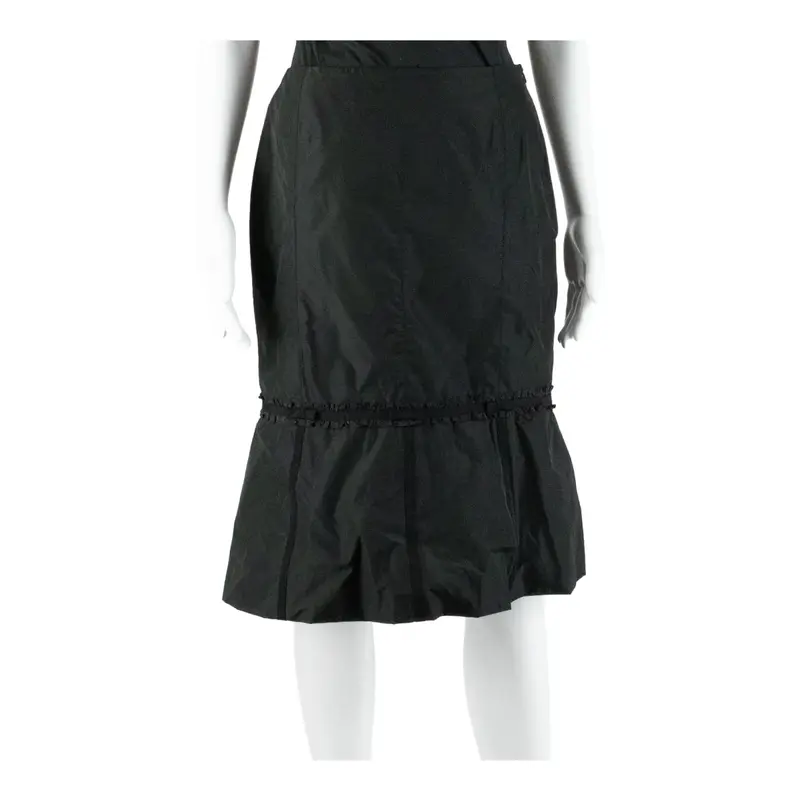 KAREN MILLEN Mermaid Knee Length Pencil Skirt Black Womens UK 8