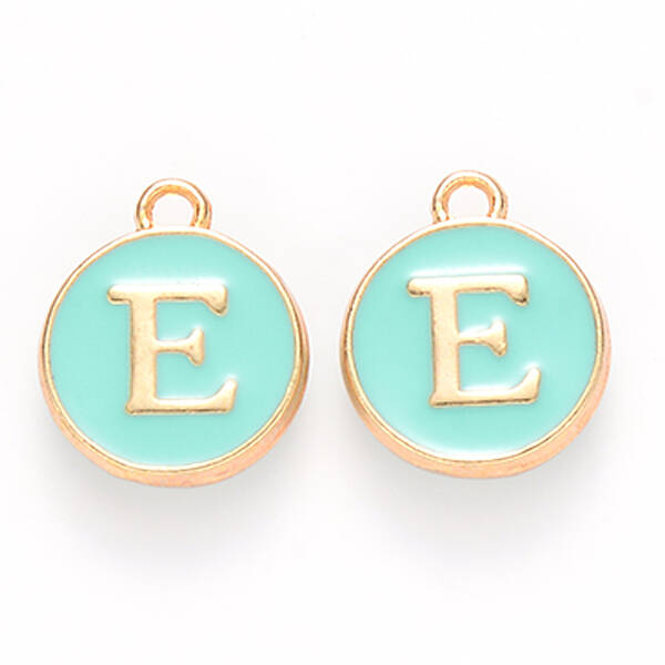 Golden Plated Alloy Enamel Charms