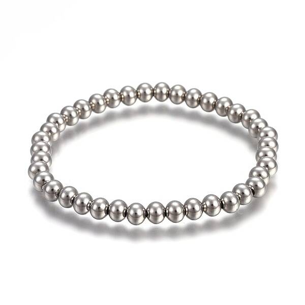 Tarnish Resistant 201 Stainless Steel Stretch Bracelets