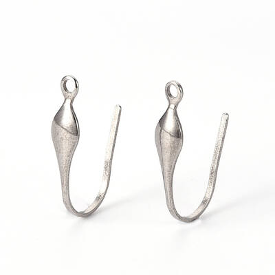 Tarnish Resistant 316 Stainless Steel Stud Earring Hooks