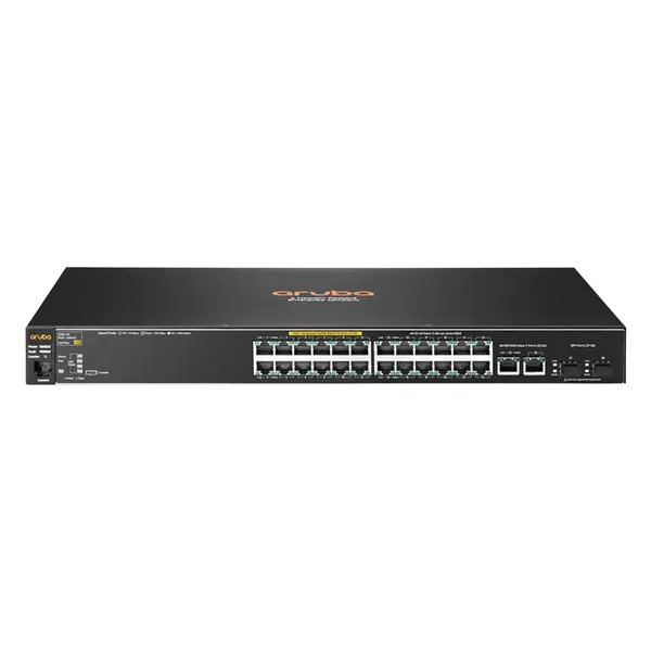 HP J9779A#AKL | Aruba 2530 Series 2530-24-PoE+ 24 x RJ-45 PoE+ 10/100Base-TX and 2 Combo Gigabit SFP Ports Layer 2 Managed Fa...