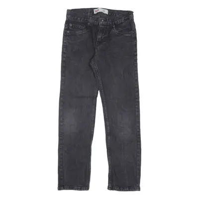LEVI'S 511 Jeans Black Denim Slim Straight Boys W27 L27