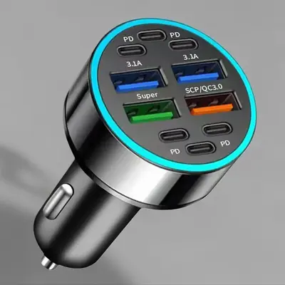 Car Charger, USB 3.1A Super Fast Charging Intelligent Phone Charging Type C Car Adapter, Mobile Phone Charger, Men Gifts, Ca...