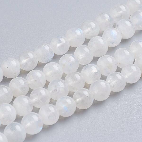 Natural Rainbow Moonstone Beads Strands