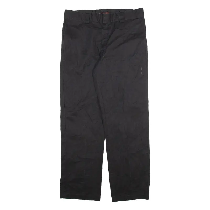 DICKIES 874 Workwear Mens Trousers Black Regular Straight W36 L32