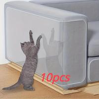 Clear Cat Scratch Deterrent Tape, Double Sided Furniture Protector, Waterproof PVC Sofa Protective Film, Indoor Pet Scratch P...
