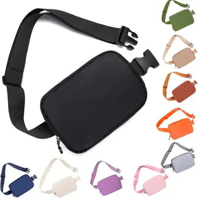 Belt Bag Trendy Stylish Fanny Pack for Women, Luxurious Belt Bag Bum Bag Crossbody Bag Multi-Functional for Workout Gym Runni...