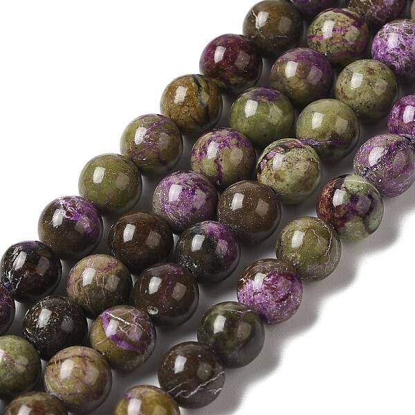 Natural Atlantisite Stichtite Beads Strands