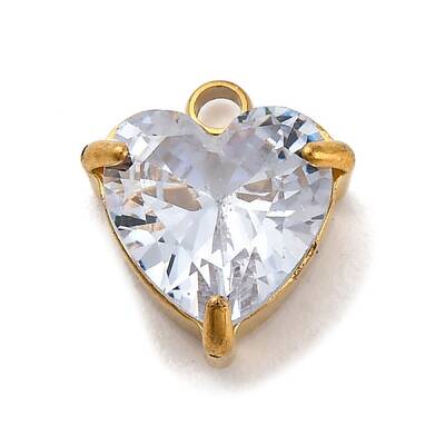 304 Stainless Steel Rhinestone Pendants