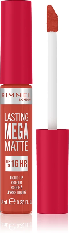 Rimmel London Lasting Mega Matte Liquid Lip Colour 920-Scarlet Flames 7,4ml