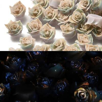 Luminous Opaque Resin Cabochons