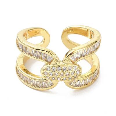 Real 18K Gold Plated Wide Band for Women