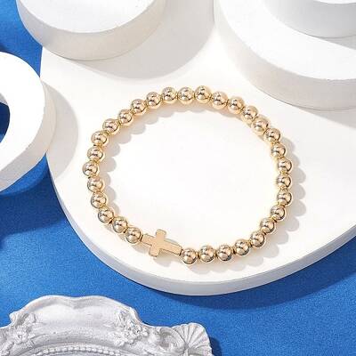 CCB Plastic Beads Stretch Bracelets