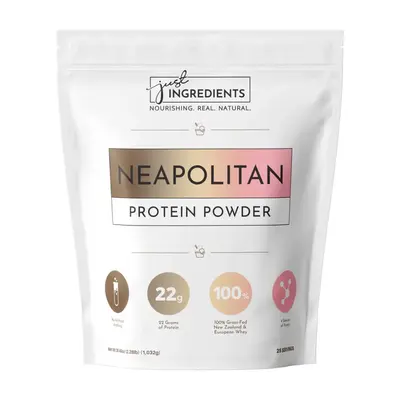 Just Ingredients Neapolitan Protein Powder [25 Servings]