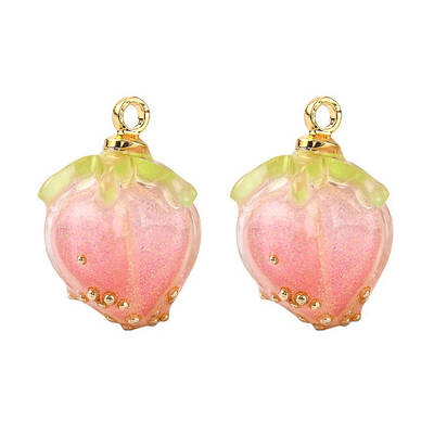 Handmade Flower Epoxy Resin Pendants