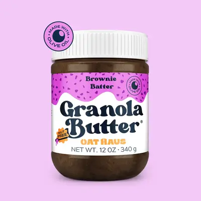 Brownie Granola Butter - Natural Flavor, Versatile Snack Option Dark Chocolate Cacao Olive Oil Healthy