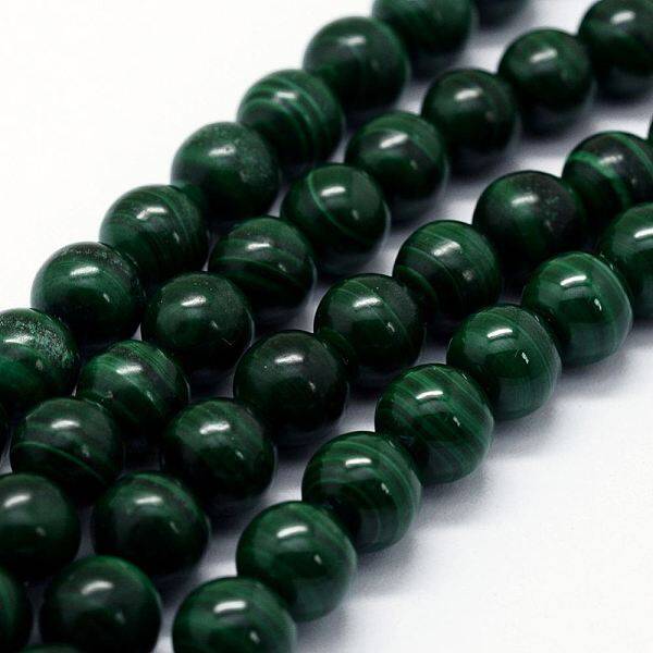 Natural Malachite Beads Strands