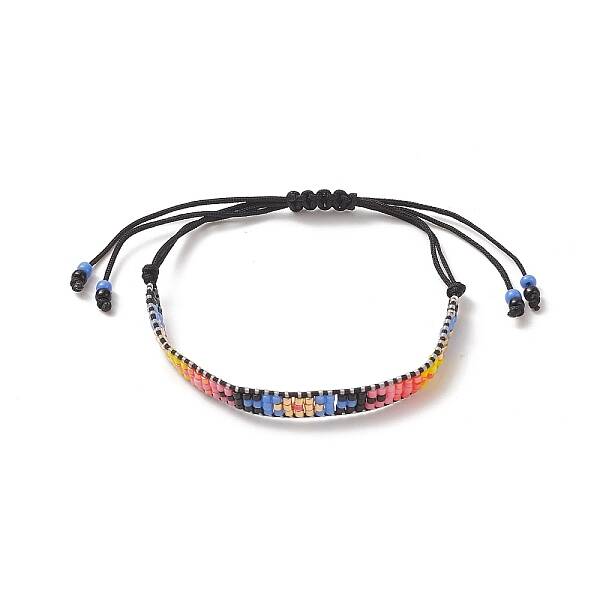 Handmade Japanese Seed Evil Eye Braided Bead Bracelets