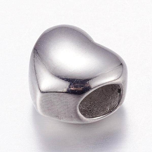 Tarnish Resistant 304 Stainless Steel European Beads
