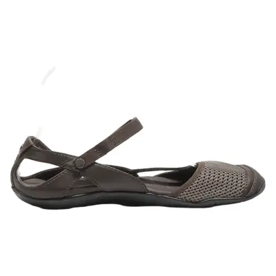 TAVA Clog Shoes Brown Synthetic Womens UK 5