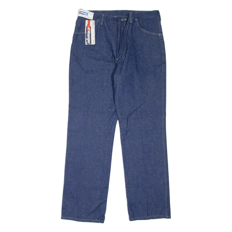 WRANGLER Mens Jeans Blue Regular Straight 90s W36 L32