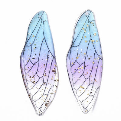 Transparent Epoxy Resin Big Pendants